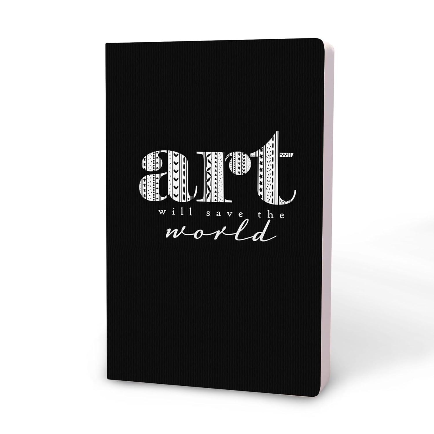 Factor Notes 90 GSM A5 Notebook Plain 160 Pages - Art Will Save The World Factor Notes